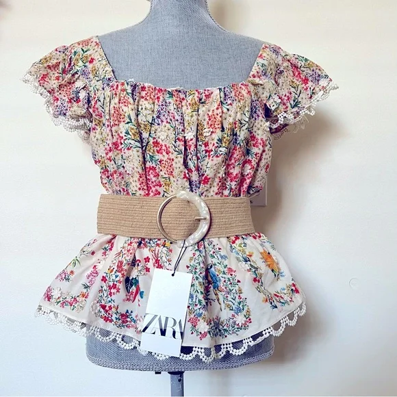 Zara | Accessories | Zara Pear Shell Belt | Poshmark display picture 3